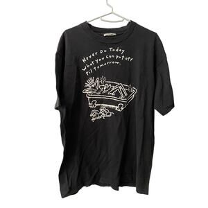 Vintage 1985 lazy Fido Dido T-Shirt single stitch - Men's M to Large, no tag